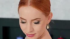 Interracial fucking with pale redhead hottie Kiara Lord. HD