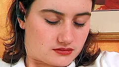 Homemade amateur video of horny Mary riding a large manhood