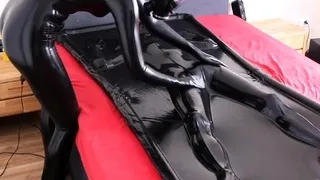 Fetish princesses in latex using bdsm toys