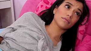 Sexy Savannah Sixx loves riding a cock with her hairy pussy