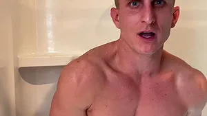 Shower me with cum with Mila Milkshake