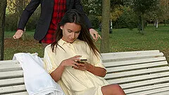 Passionate fucking action ends with a hot facial for babe