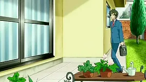 Nothing makes this anime chick happier than playing with a dick