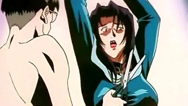 He makes hentai girl hurt in a BDSM video