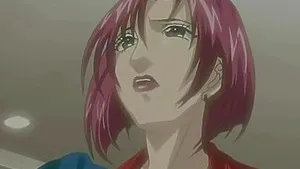 Two naughty anime chicks take turn riding a long hard dick