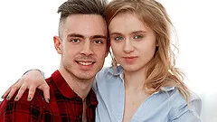 Passionate fucking ends with a facial for pretty GF Lightfairy