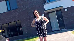 German Milf pick up EroCom Date Casting with big tits