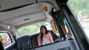 Rough dicking in the car with a gorgeous brunette - Wild Nicol