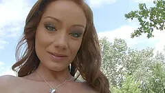 Creampie ending after passionate fucking with hot ass star Sophie Lynx