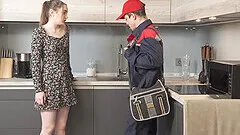 Gentle lovemaking in the kitchen with HOT Russian girlfriend Nasty