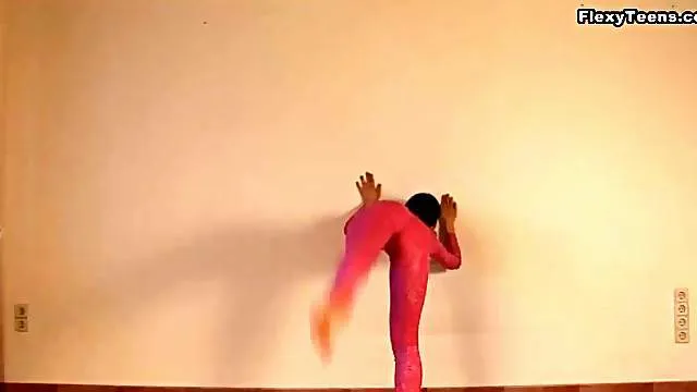 Skintight dance outfit is breathtaking on teen