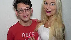 German skinny blonde tattoo teen fuck with 18yo