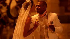 Erotic interracial fucking in the evening with busty bride Kira Queen