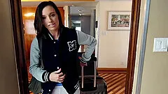 Nice interracial sex with fit ass brunette Jamie Jackson. HD