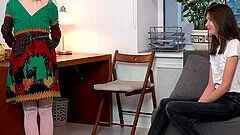 Cute friends Mellissa and Light Fairy pleasure each other with toys