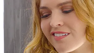 Krissy Lynn enjoys while sucking her man's big black cock