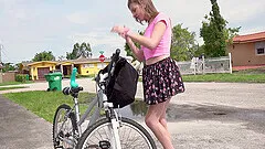 Large dick dude fucks his slutty neighbor Alex Blake + facial