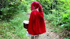 Kinky fucking in the woods with cute redhead chick Brind Love