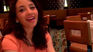 Brunette cutie Eva Sedona loves taking a bath while being filmed