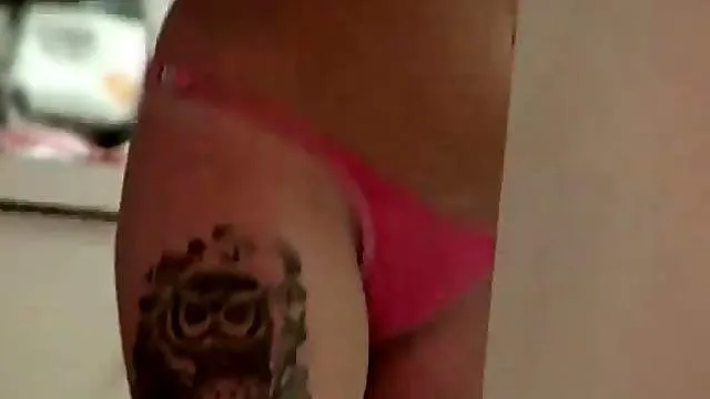 Horny teen with hot tattoos sucking cock