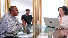 Double penetration interracial threesome with MILF Veronica Avluv