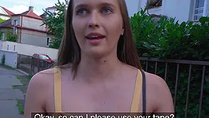 Round butt stranger Stacy Cruz takes money to ride a hard dick