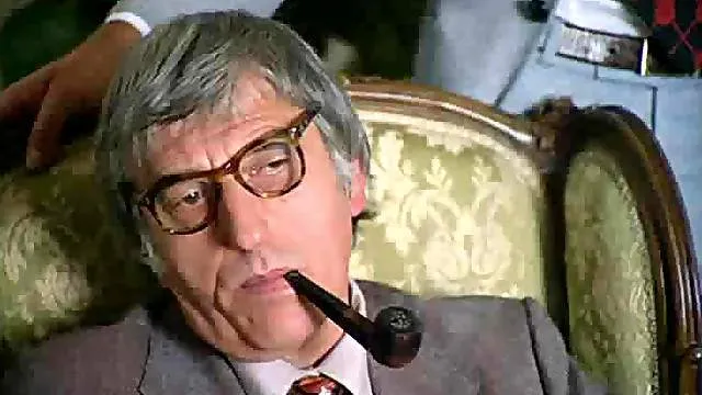 Flawless retro beauty undresses and they make love