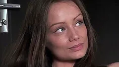 Hungarian beauty threesome fucking casting