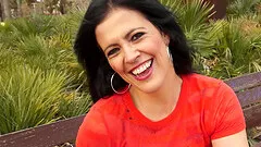 Insatiable brunette impales her booty on a dick and enjoys it