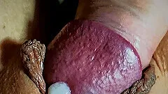 POV creampie close up