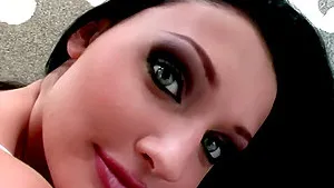 Rough MMF threesome with brunette Aletta Ocean & her lovers