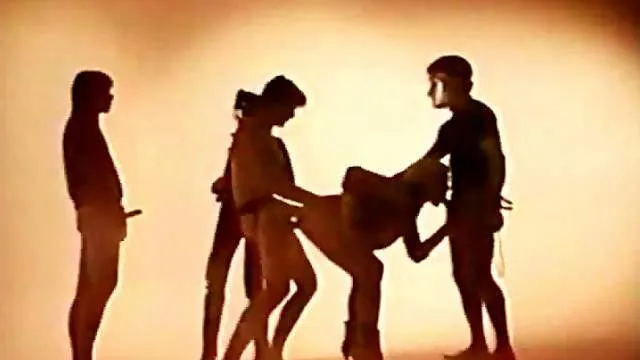 Kinky retro group sex video