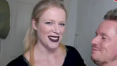 German blonde tattoo teen bitch pick up