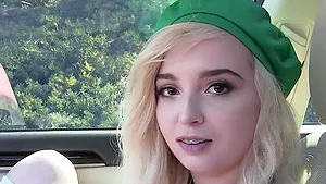 Blonde cutie in a uniform enjoys while getting fucked - Lexi Lore