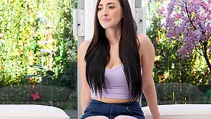 Rough interracial fucking with brunette Tifa and her boyfriend