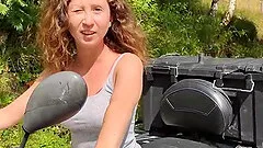 Outdoor stranger fuck with beauty amateur