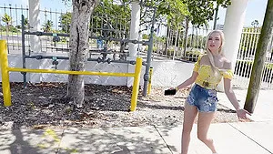 Starlette Storm enjoys while riding a big black cock in the car