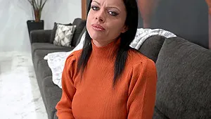 Busty cheerleader Nadia White takes care of a hard dick in POV