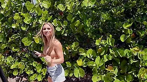 Interracial dicking with blonde Lani Rails and her coworker