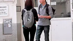 Cuckold watches his girlfriend being fucked for money