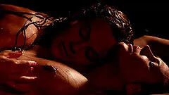 Romantic lesbian lovemaking between Timea Bella and Tina Kay