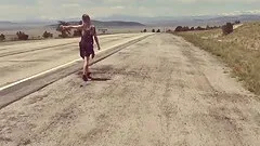 Sucking strangers dick in his car and eating his cum