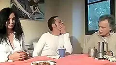 Horny Italian stepmom is happy to give herself up to stepson