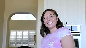 Layla Love fucks boyfriend with girlfriend Vivian Taylor in sexy threeway for a car to go to a party