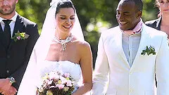 Romantic FFM interracial threesome with Kira Queen and Canela Skin