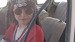 Video of kinky Sophia having some naughty fun in a car. HD
