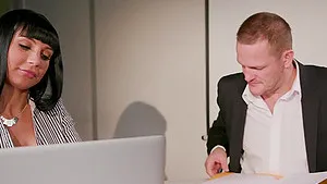 Rough dicking in the office with hot ass Valentina Ricci