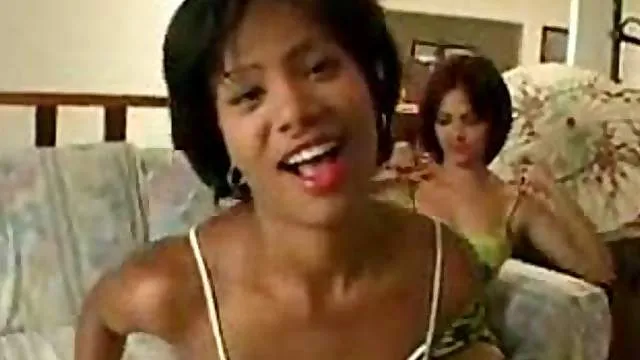 Big and tasty black cock in this threesome