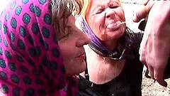 Fucked two grandmothers and piss on them