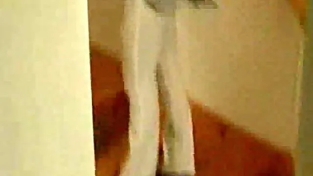 Amazing redheaded milf strip and suck